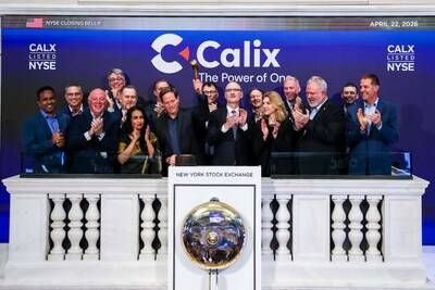 Calix at the NYSE on April 22nd