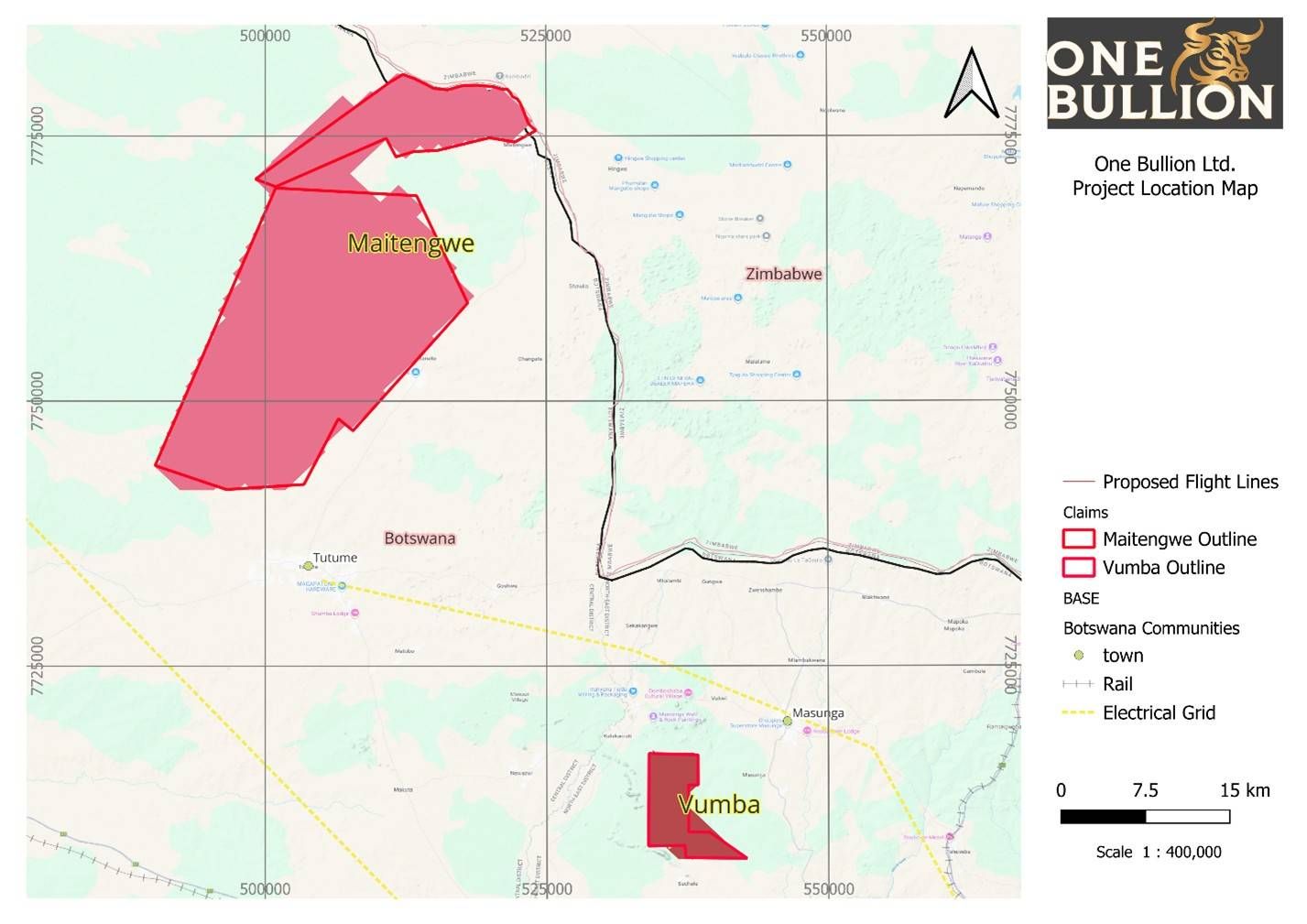 Proposed Aeromagnetic Survey Grids