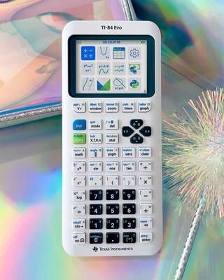 TI-84 Evo White.