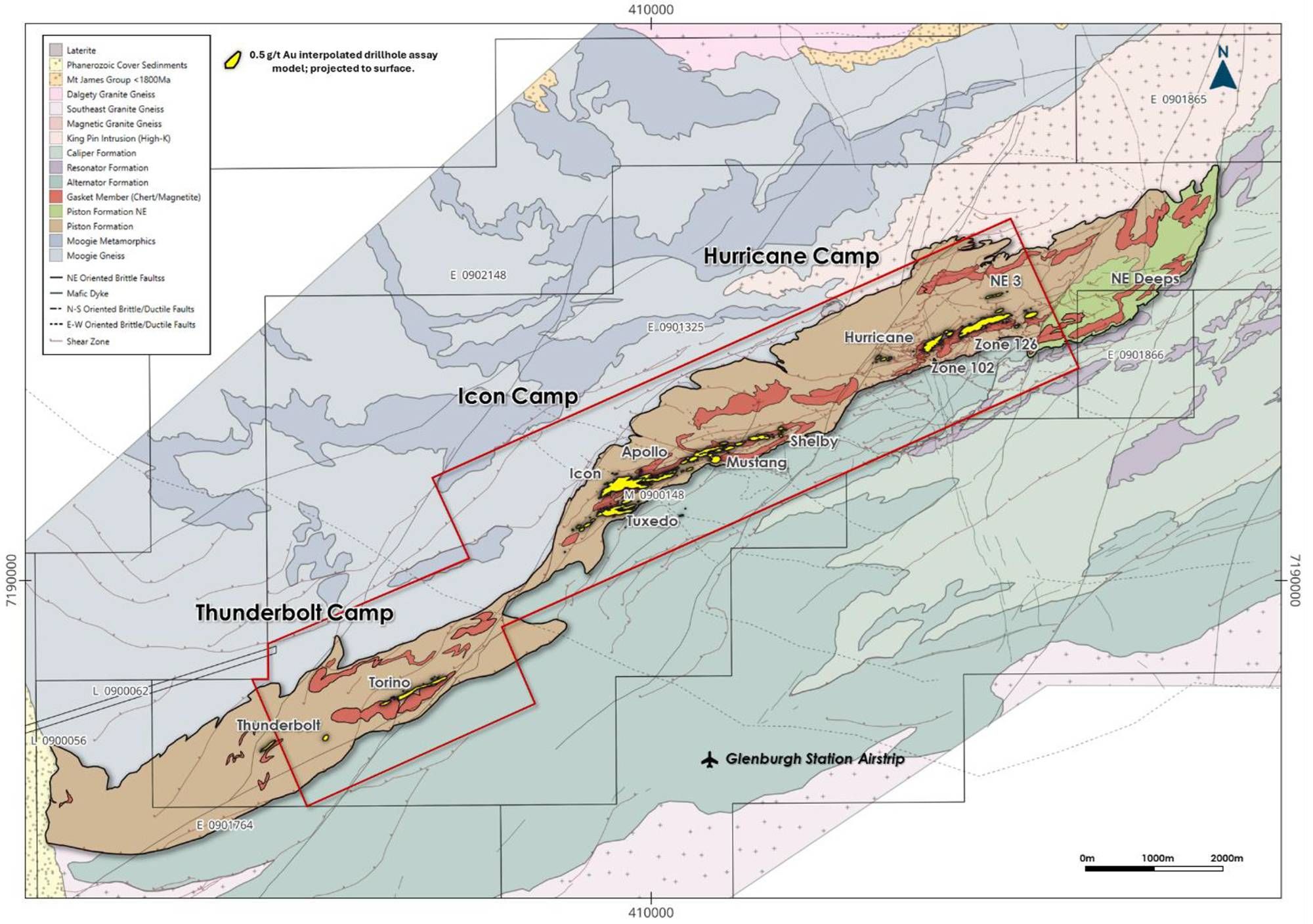 Figure 3: Glenburgh Gold Camps