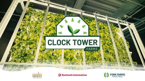 Rockwell Automation is working with Feeding America Eastern Wisconsin and Fork Farms to create Clock Tower Farms.