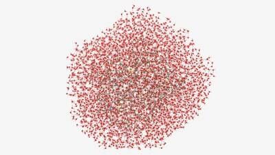 Researchers at IBM, Cleveland Clinic, and RIKEN used quantum-centric supercomputing to model the protein trypsin, a 12,635-atom protein and the largest known to be simulated with quantum computers. (Credit: IBM, Cleveland Clinic, and RIKEN)