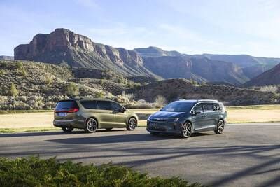 Refreshed 2027 Chrysler Pacifica starts shipping to dealers with new pricing, including value enhancements on 2027 Pacifica Limited AWD (left) and 2027 Pacifica Pinnacle FWD