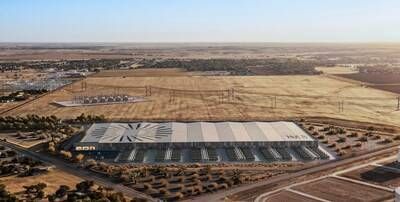 Rendering of Hut 8's Beacon Point data center campus in Nueces County, Texas