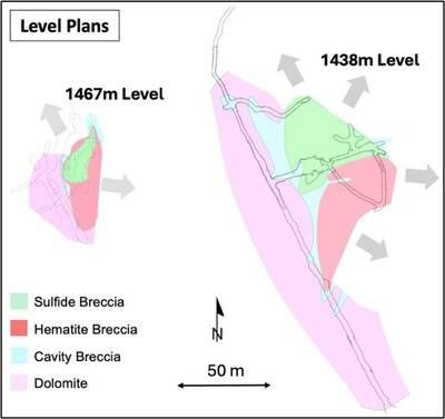 Figure 3- Level Plans (CNW Group/Pan Global Resources Inc.)