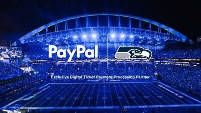 Seattle Seahawks and PayPal announce PayPal as the team's Official Fan-to-Fan Payments & Exclusive Digital Ticket Payment Processing Partner