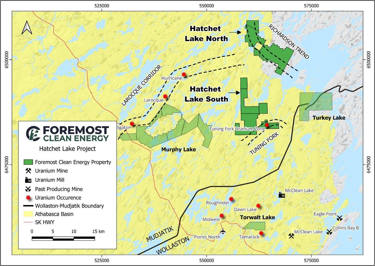 Hatchet Lake Project – Regional Map