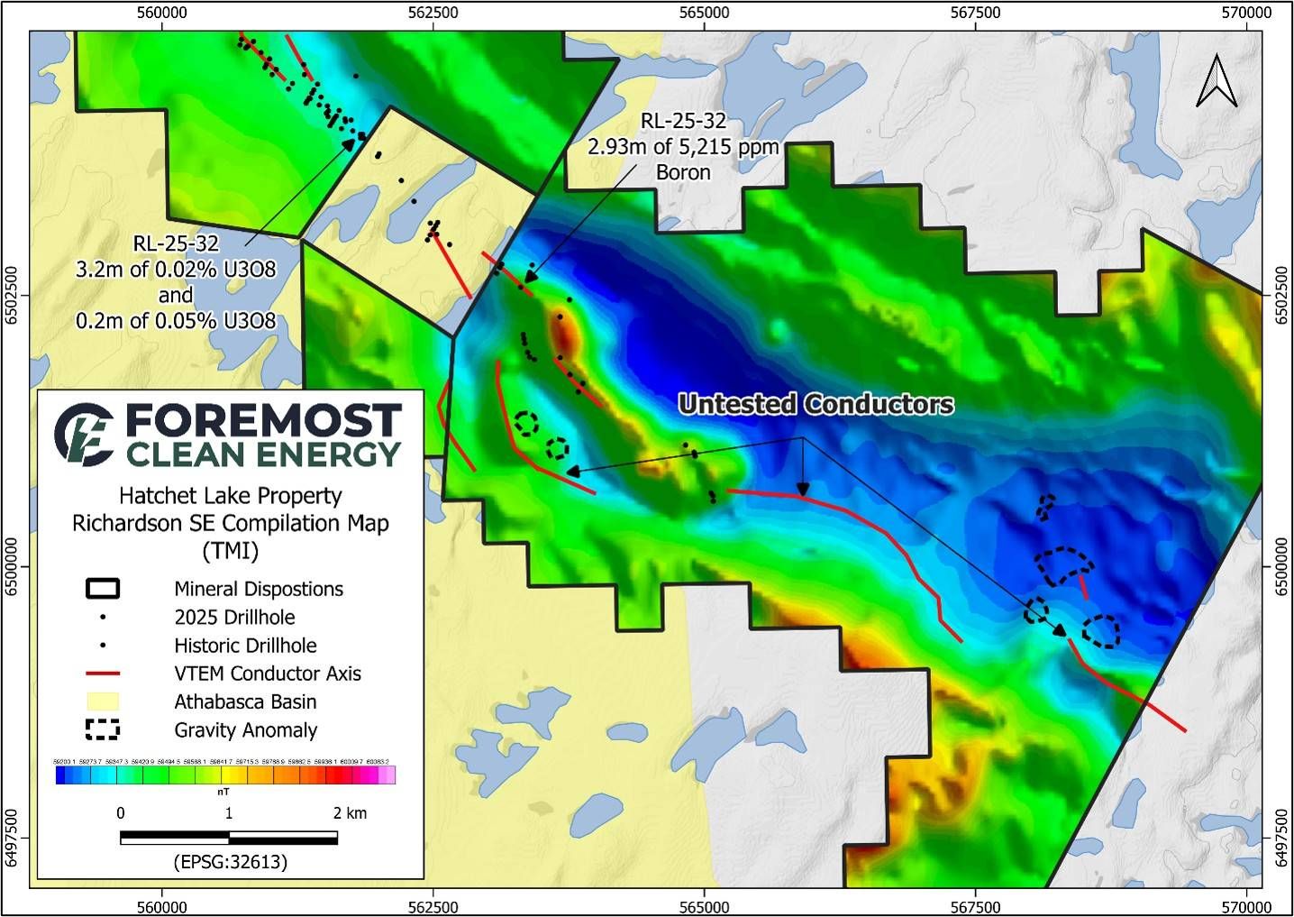 Hatchet Lake North – Richardson SE Compilation Map