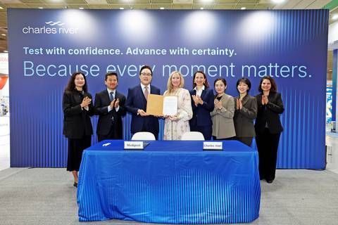Charles River and MEDIPOST signed non-exclusive Memorandum of Understanding (MOU) to collaborate on GMP-compliant testing and commercial and marketing efforts.