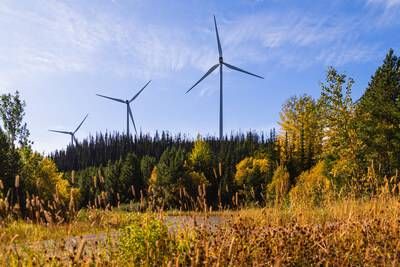 Wind farm (CNW Group/Innergex Renewable Energy Inc.)