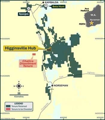 Figure 1: Chalice Tenement in the Southern Goldfields (CNW Group/Westgold Resources Limited)