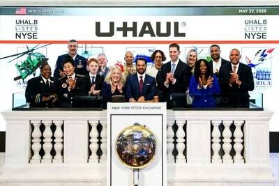 U-Haul at the NYSE on May 22nd