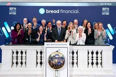 Bread Financial celebrated its listing anniversary.