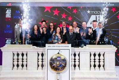 Macy's rang Closing Bell at NYSE on May 15.