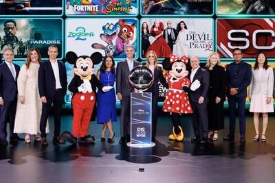 Disney rang NYSE bell from its Upfront on May 12