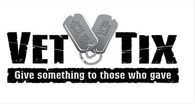 Vet Tix Give something to those who gave logo