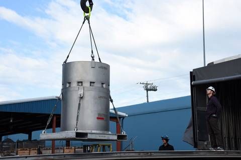 BWXT prepares TRISO fuel compacts for shipment at its Lynchburg, Virginia, facility.