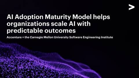 Accenture and the Carnegie Mellon University Software Engineering Institute (SEI) today launched the AI Adoption Maturity Model, a research-validated framework designed to help organizations move beyond AI experimentation to scale artificial intelligence with measurable, repeatable outcomes.