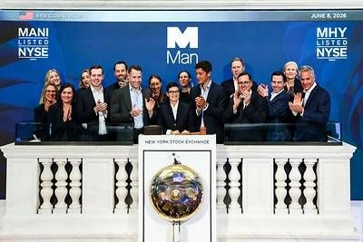 Man Group rang NYSE Closing Bell on June 8