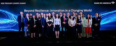 Leadership team of Bank of America at the Treasury Leaders Summit event in Singapore, May 20