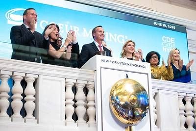 Coeur Mining rang the bell on June 10
