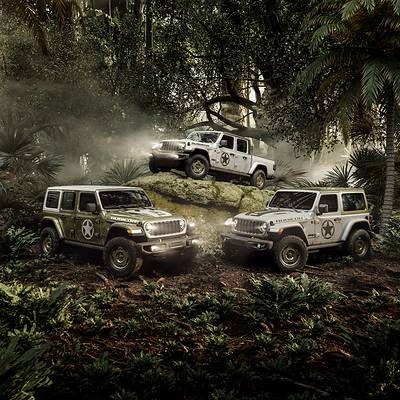 The 2027 Jeep® Wrangler and Gladiator Sarge deliver an unmistakable tribute to Jeep brand military heritage, fusing 1941 roots with modern capability, craftsmanship and refinement.