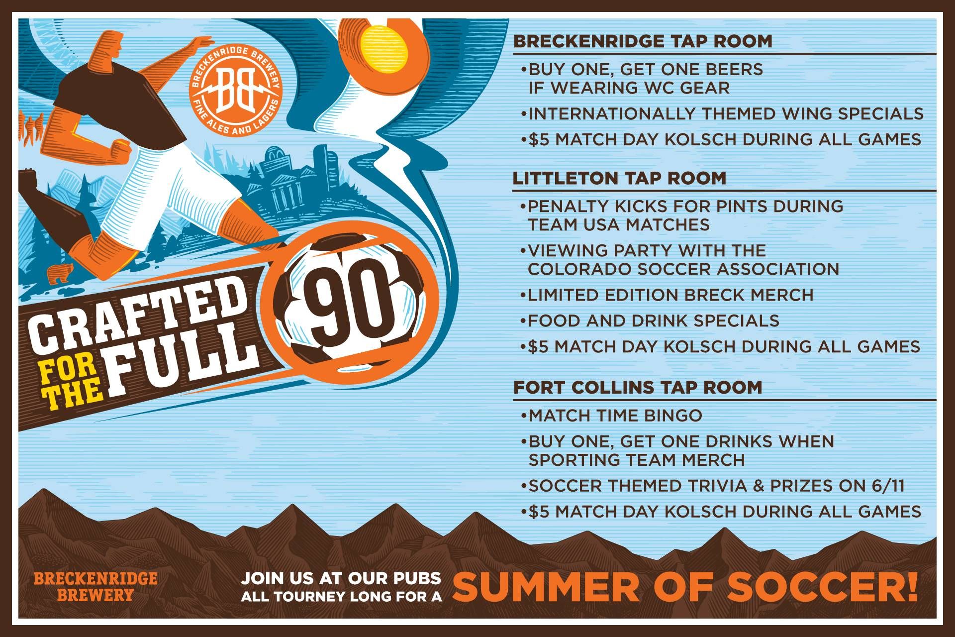 Breckenridge Brewery Watch Parties