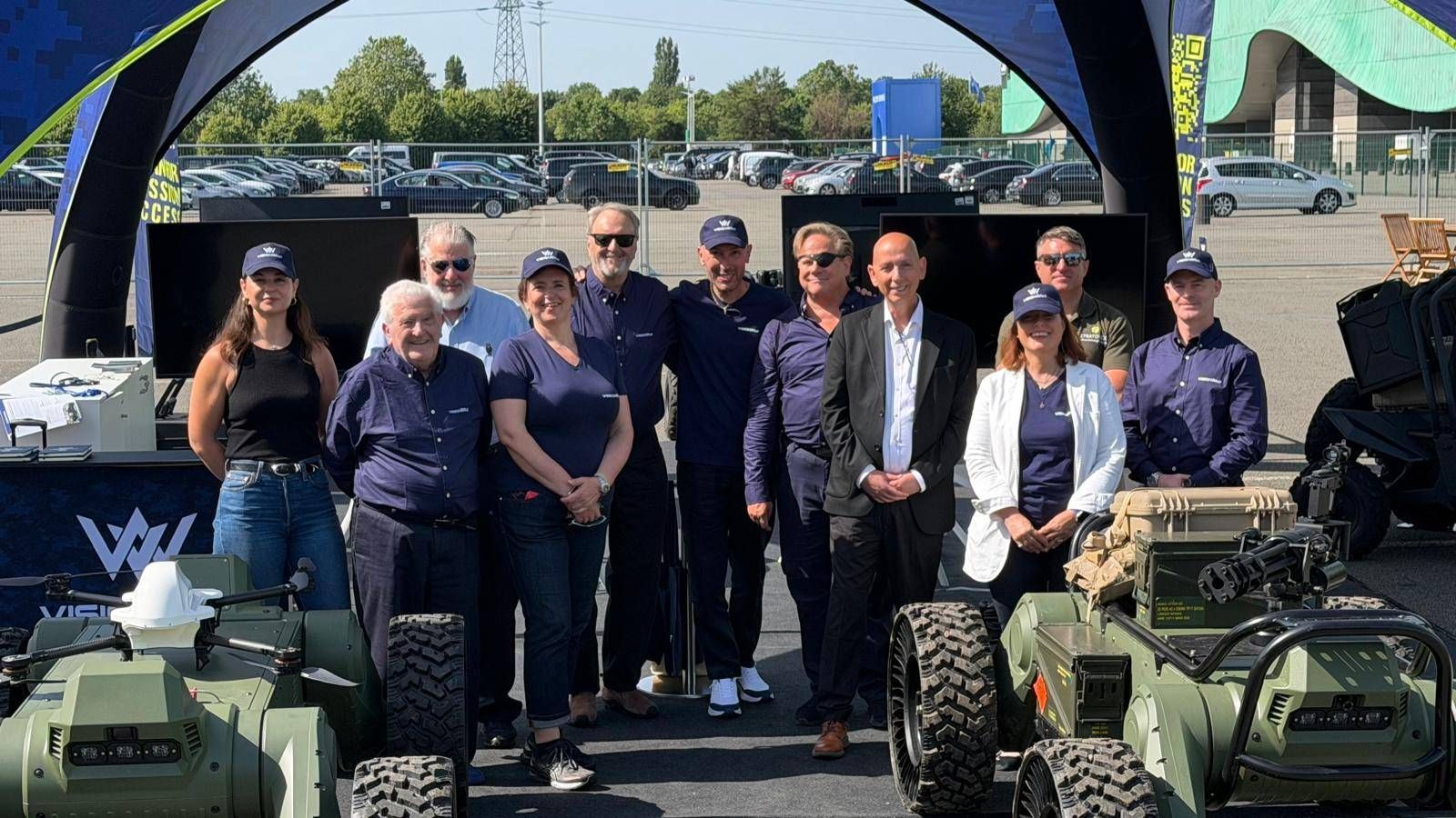 Caption: VisionWave's eleven-person team, including five directors and one Advisory Board member