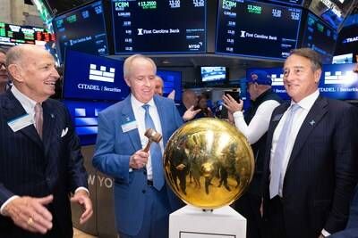 First Carolina at the NYSE on June 18th.