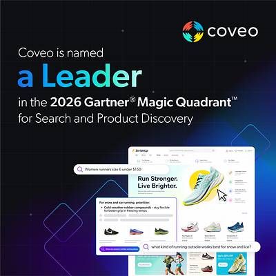 Coveo Named a Leader in the 2026 Gartner® Magic Quadrant™ for Search and Product Discovery