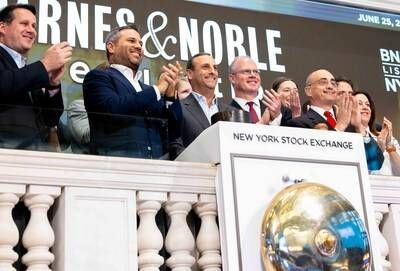 Barnes & Noble at the NYSE on June 25