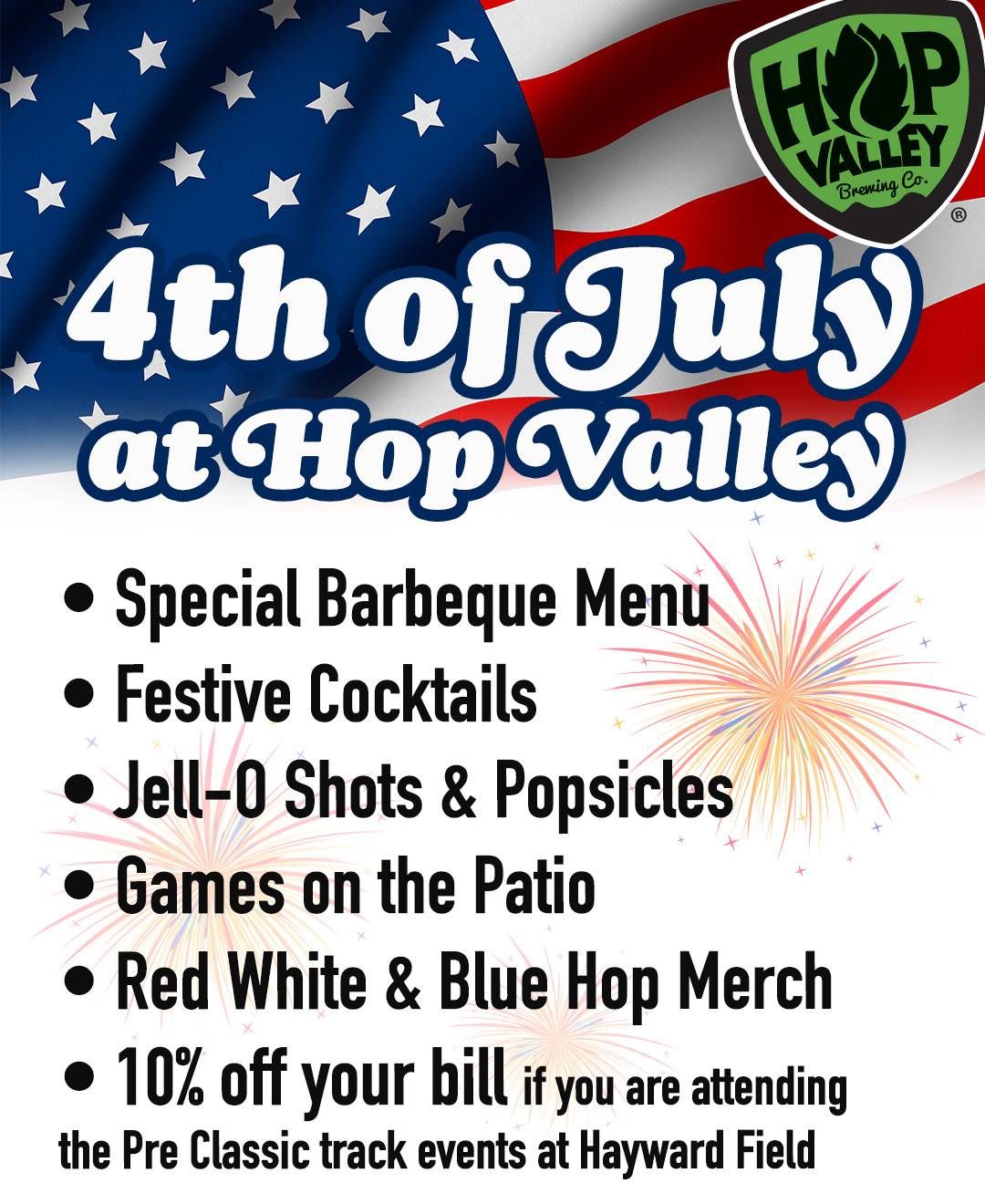 Hop Valley 4th of July