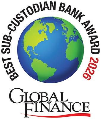 Global Finance Best Sub-Custodian Bank Award 2026 