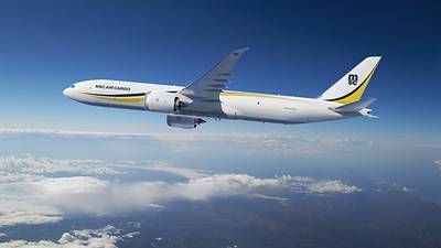 Boeing and MSC Air Cargo announced that the fast-growing air cargo operator has purchased five 777-8 Freighters. The previously unidentified order is MSC Air Cargo's first for the 777-8 Freighter. 