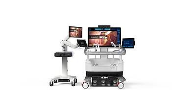 Hugo(TM) Robotic Assisted Surgery system console and Touch Surgery(TM) ecosystem with the next-generation compute platform Touch Surgery(TM) Aide