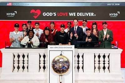 God's Love We Deliver at the NYSE on July 21