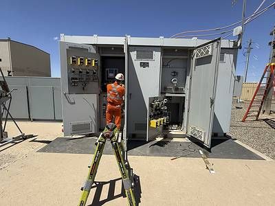 Figure 3: Inspection of the main electrical substation in preparation for planned upgrades. Figure 3: Inspection of the main electrical substation in preparation for planned upgrades.