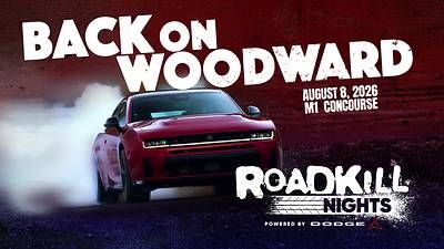 Dodge will reveal its most powerful SIXPACK-powered Dodge Charger yet during the Roadkill Nights Powered by Dodge press preview at M1 Concourse in Pontiac, Michigan, on Aug. 7.