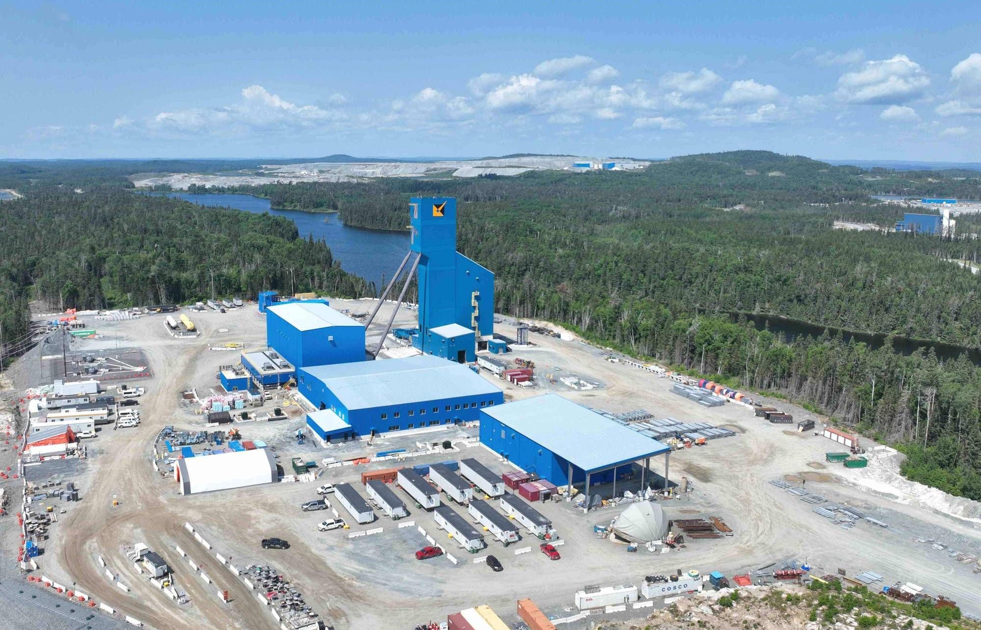 Island Gold shaft site area - July 2026