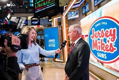 Jersey Mike's at the NYSE on July 30
