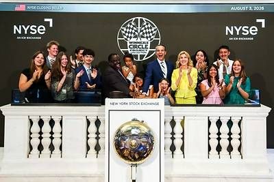 Winners Circle Project at the NYSE on August 3.