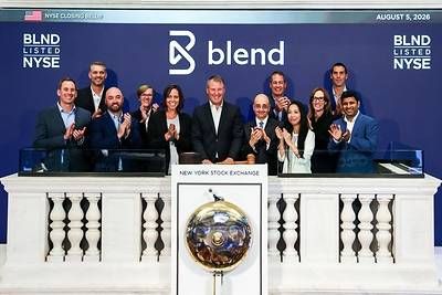 Blend Labs at the NYSE on August 5