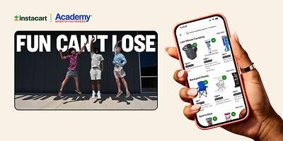 Academy Sports + Outdoors Joins the Instacart Marketplace at No Markups for Same-Day Delivery 