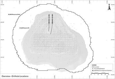 Figure 3 – Resource Expansion Drill Hole Collar Overview Figure 3 – Resource Expansion Drill Hole Collar Overview