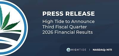 High Tide Inc., August 25, 2026