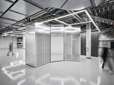 Photo of an IBM Quantum System Two (Credit: IBM)