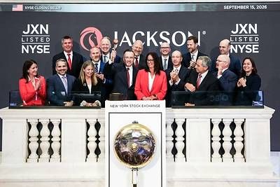 Jackson Financial at the NYSE on September 15