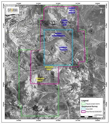 Figure 1. Planned FY2027 geophysical survey area