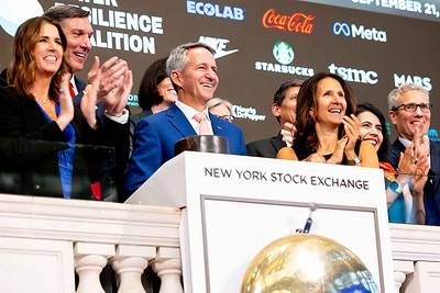 Water Resilience Coalition at the NYSE Sept. 21