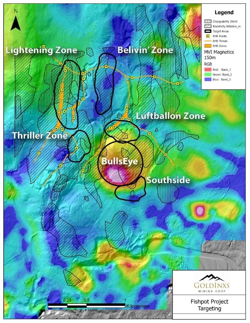 Fishpot exploration target areas